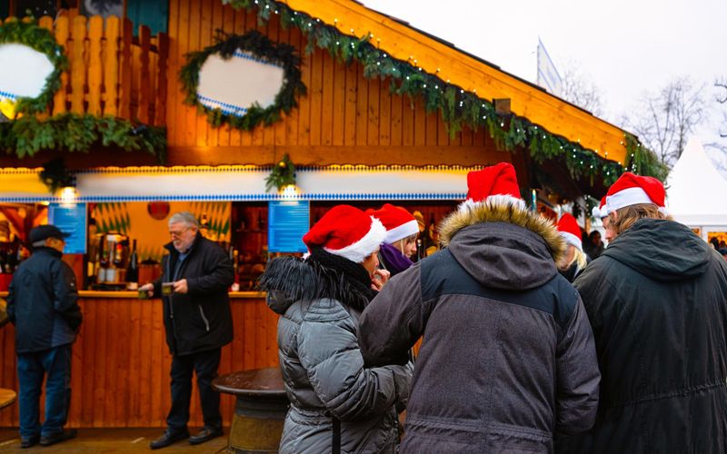 Animations dans les marchés de Noel en France